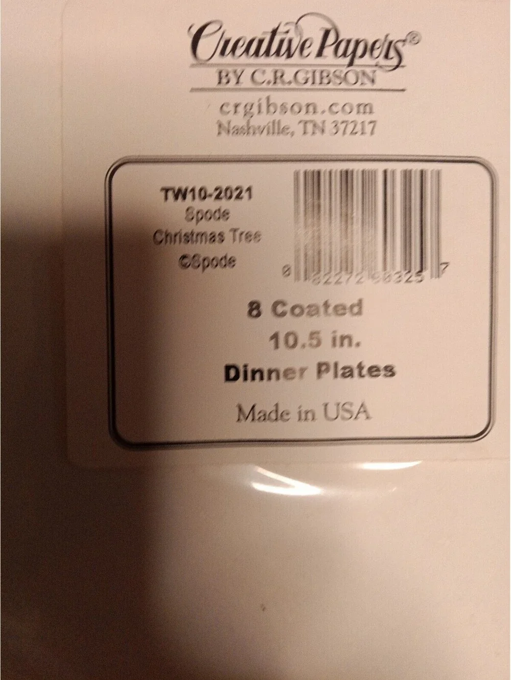 Spode Christmas Tree 3 Ply 11 Dinner, Cocktail Napkins N 2 Place Card PlatesNEW
